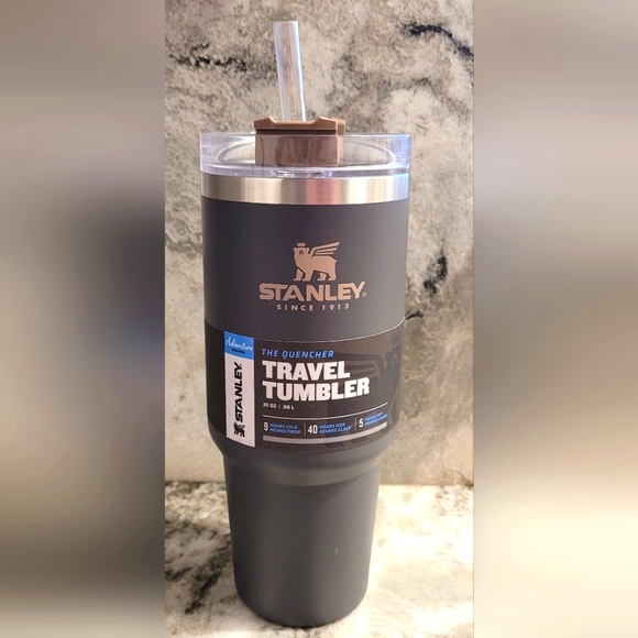 Stanley Other - 💚New💚Stanley Adventurous Quencher Travel Tumbler, Coal 30 oz